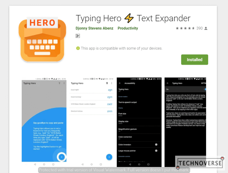 typing-hero-play-store