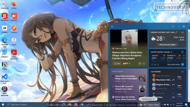 Hide Weather Bar – Initial weather-bar-windows-10